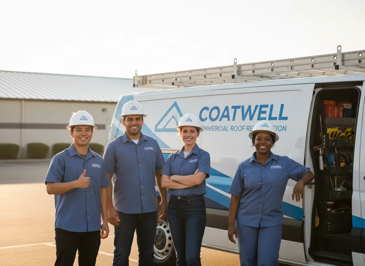 Commercial roof coating company in Essex, VT